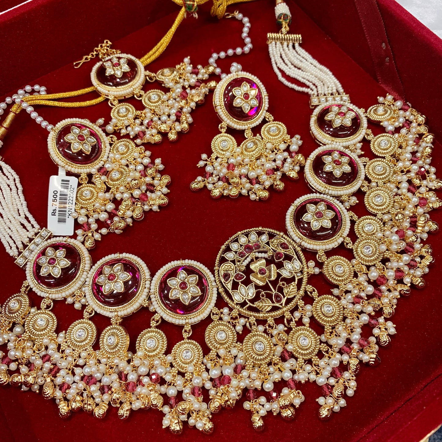 Kundan Necklace Set 1724