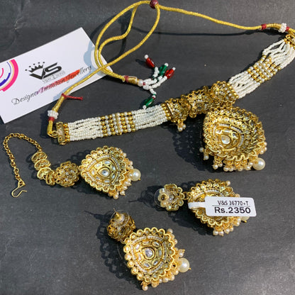 Kundan Necklace Set 97862