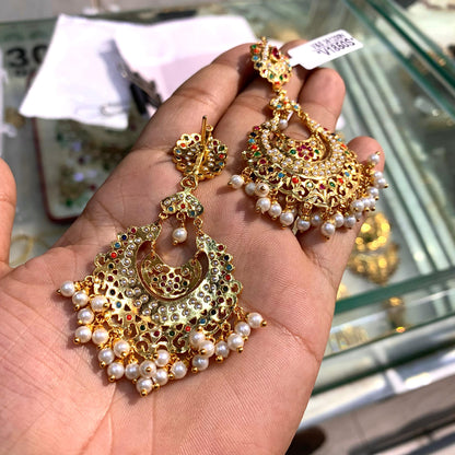 Jadau Earrings 92738