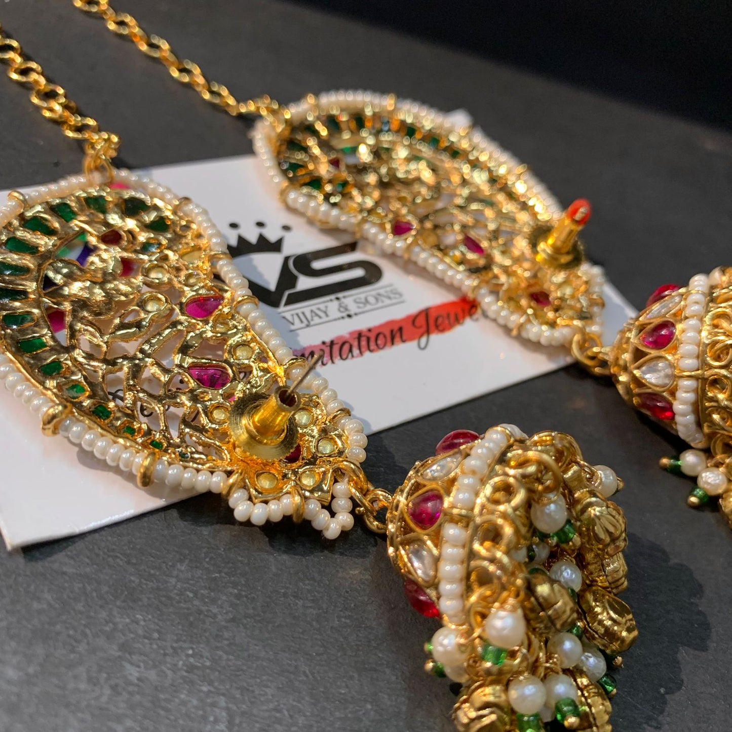 Kundan Earrings 38367