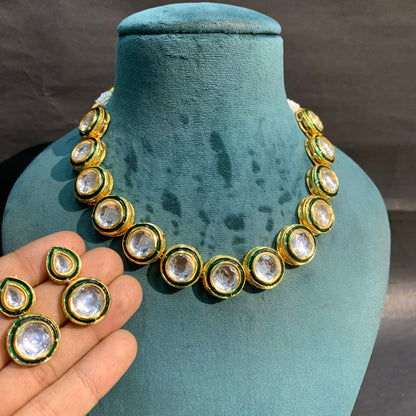 Kundan Necklace Set 57296