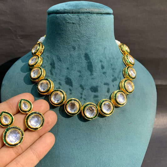 Kundan Necklace Set 57296