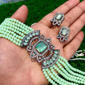 American Diamond Necklace set 826374 - Vijay & Sons