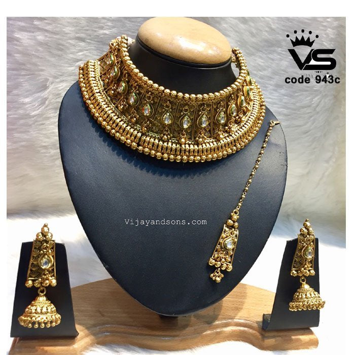 Wedding Necklace And Earring Set For Women And Girls freeshipping - Vijay & Sons