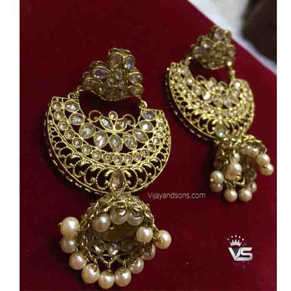 Ruby Flower Jhumki freeshipping - Vijay & Sons