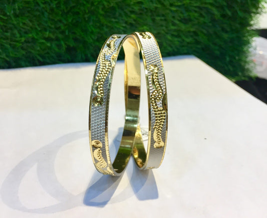 Designer Golden Bangles for Women freeshipping - Vijay & Sons