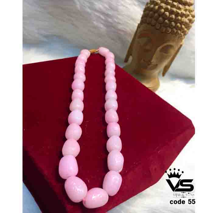 big pink pearls mala for women freeshipping - Vijay & Sons