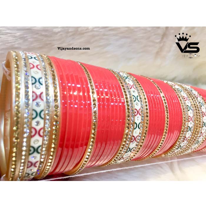 traditonal bridal punjabi chura freeshipping - Vijay & Sons