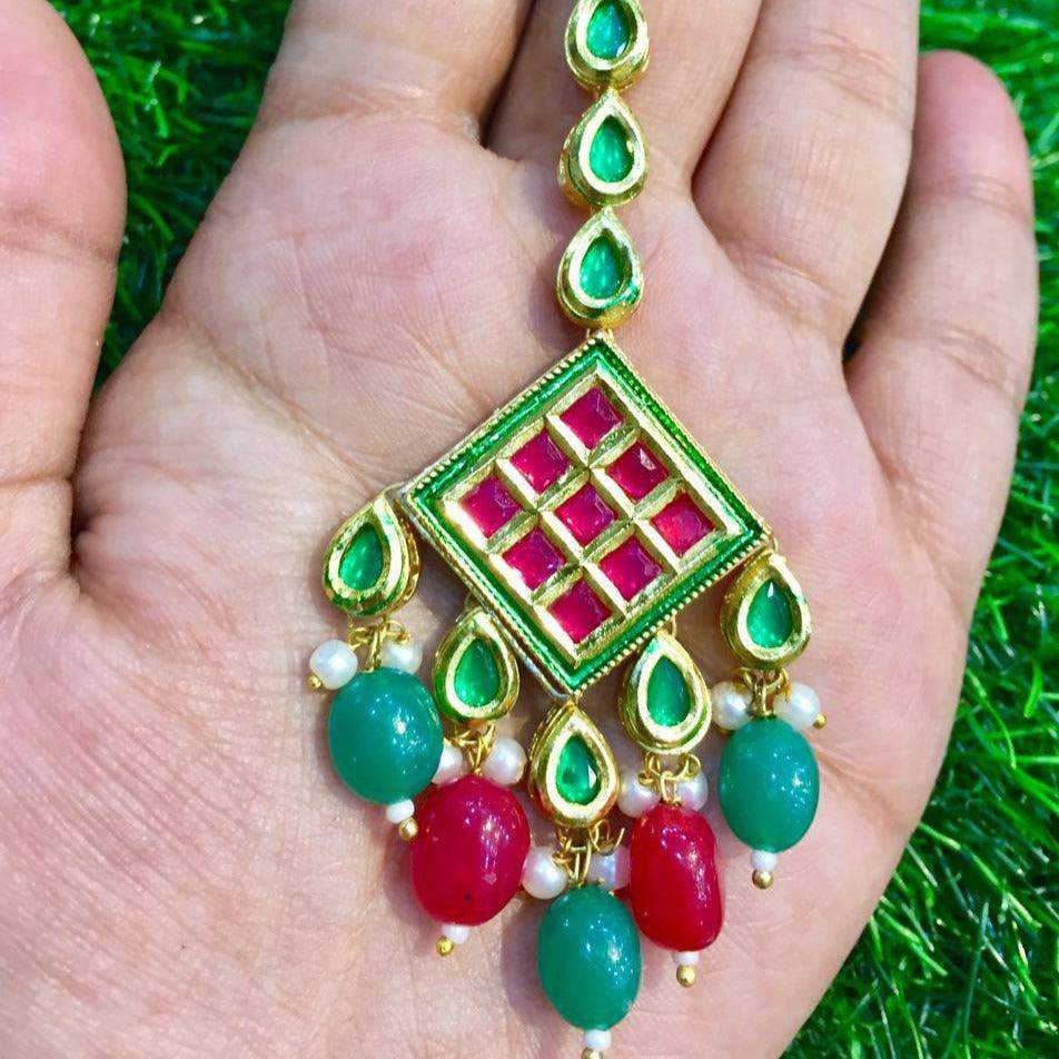 Kundan Maang Tikka 274618 - Vijay & Sons