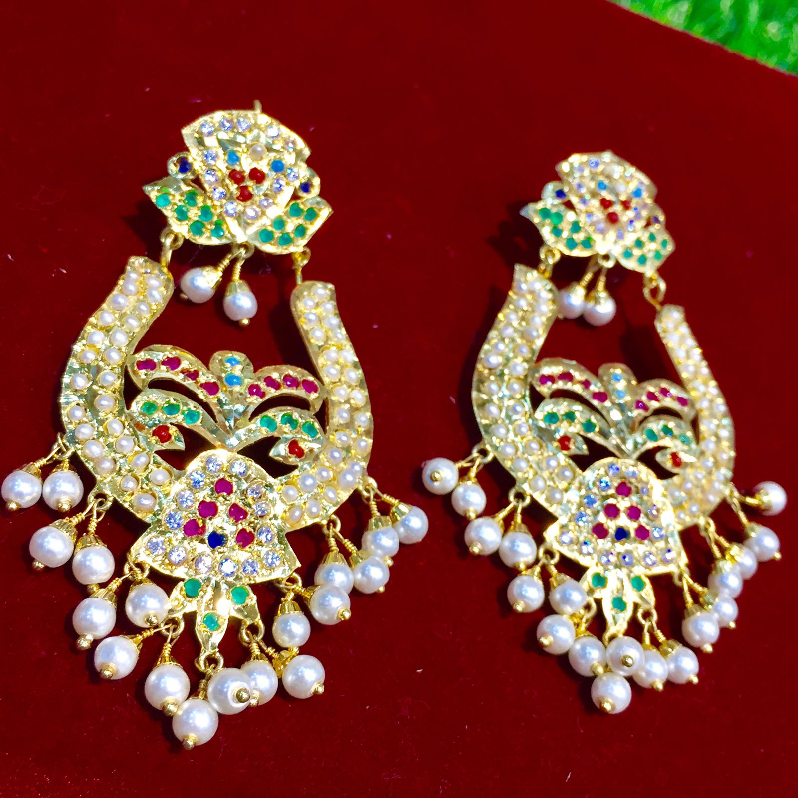 Arakri Rajasthani style earrings/ Rajputi style earrings for women girls/  ethnic casual anywhere earrings