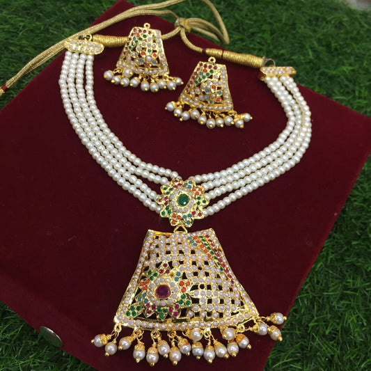 Jadau Necklace Set 8787462