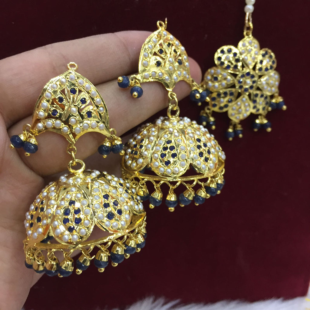Jadau Tikka Earrings 3957295