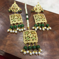 Jadau Tikka Earrings
