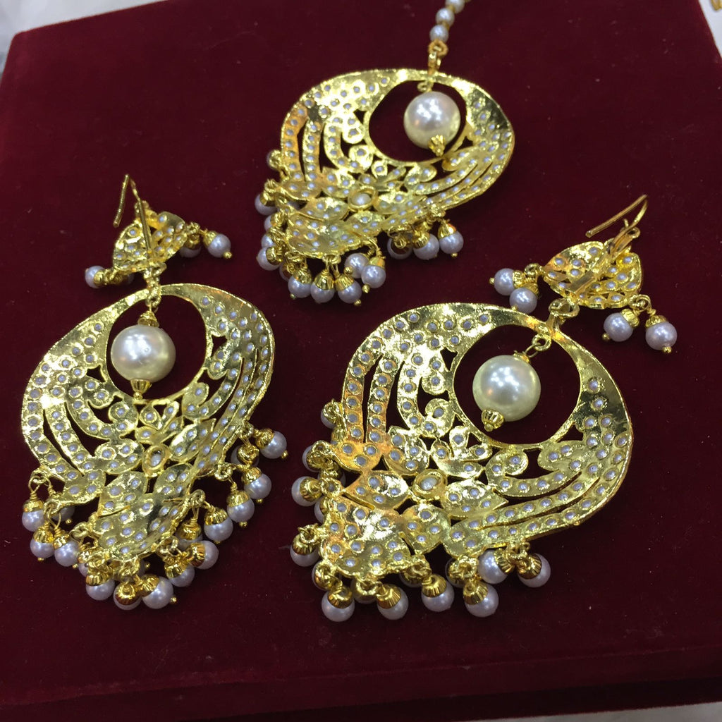Jadau Tikka Earrings 948529