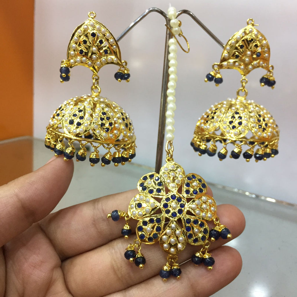 Jadau Tikka Earrings 3957295