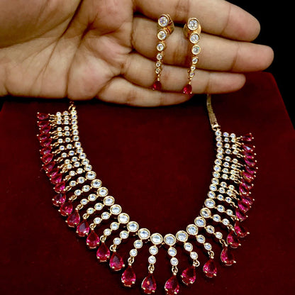Diamond necklace set 75446