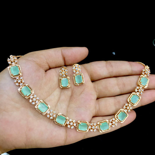 Diamond necklace set - Vijay & Sons