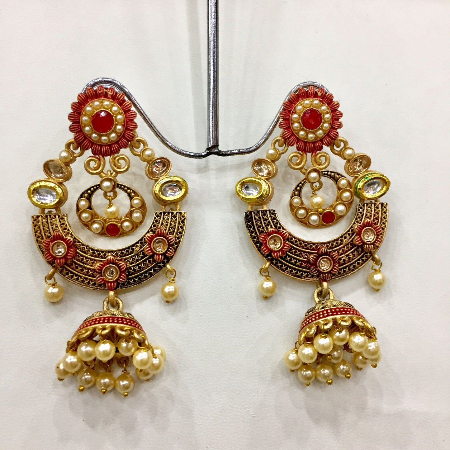 Antique earrings 75545 - Vijay & Sons