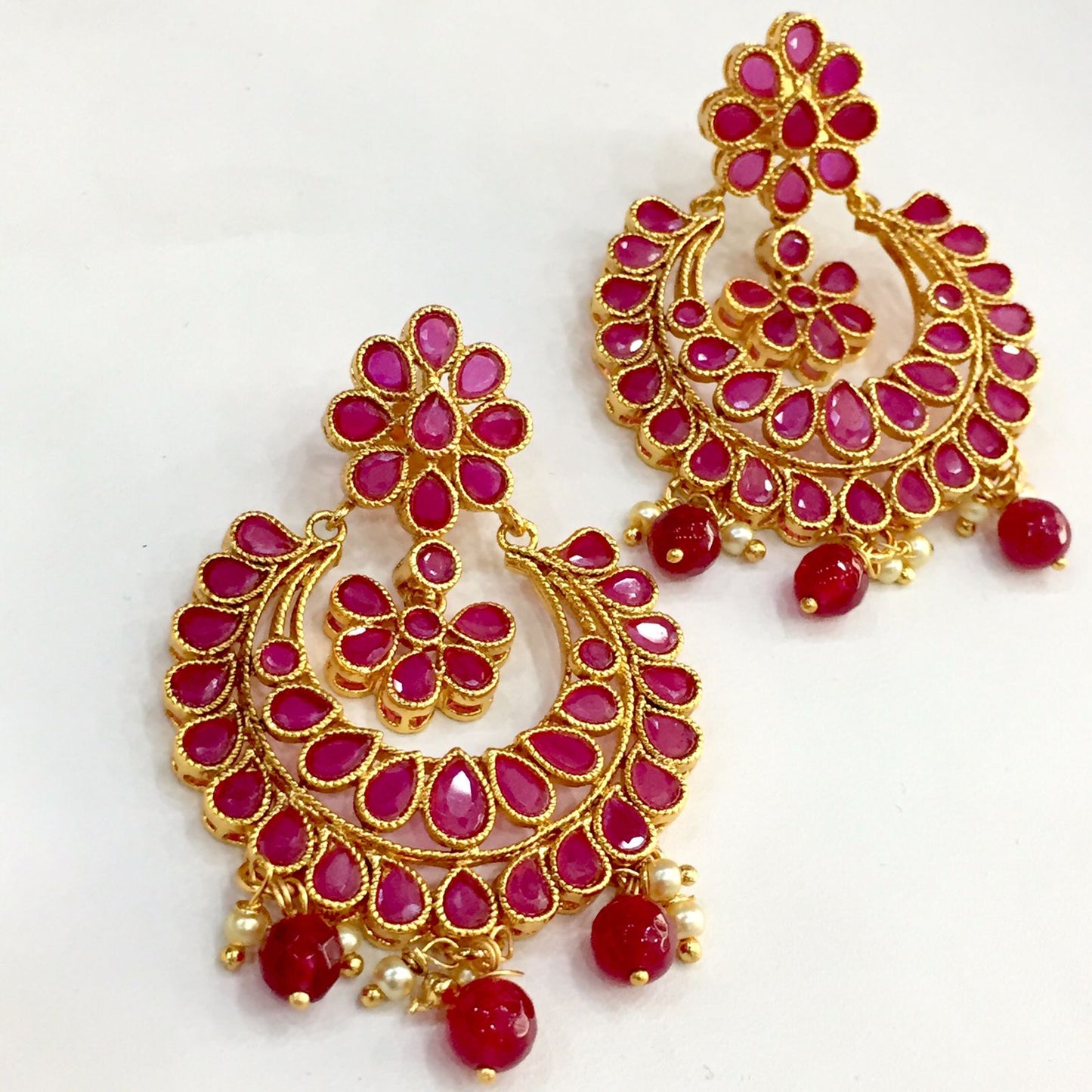 Antique Earrings 294820 - Vijay & Sons