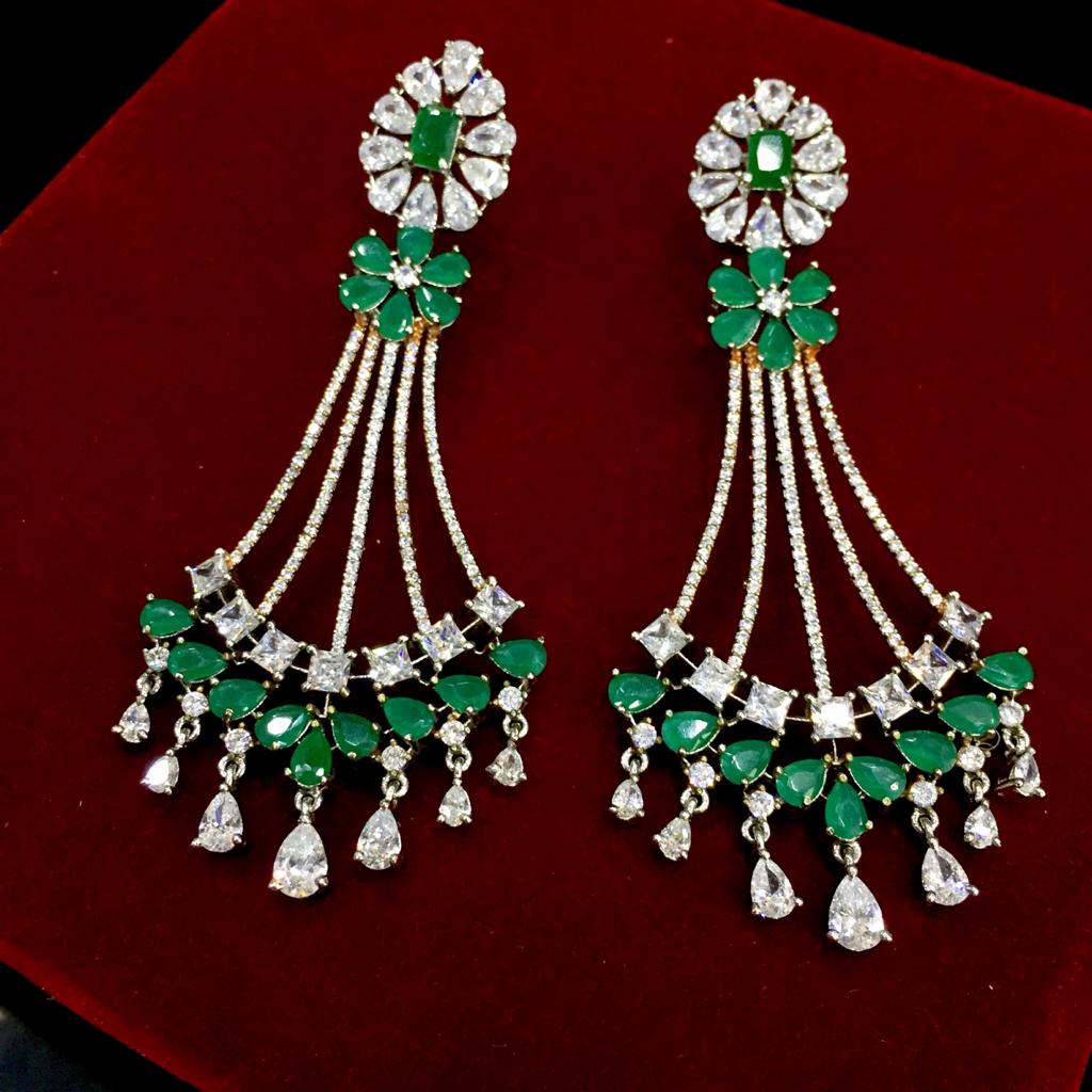American diamond earrings 294719 - Vijay & Sons