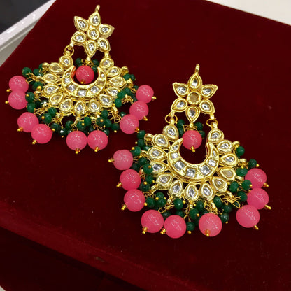 Kundan earrings 9875 - Vijay & Sons