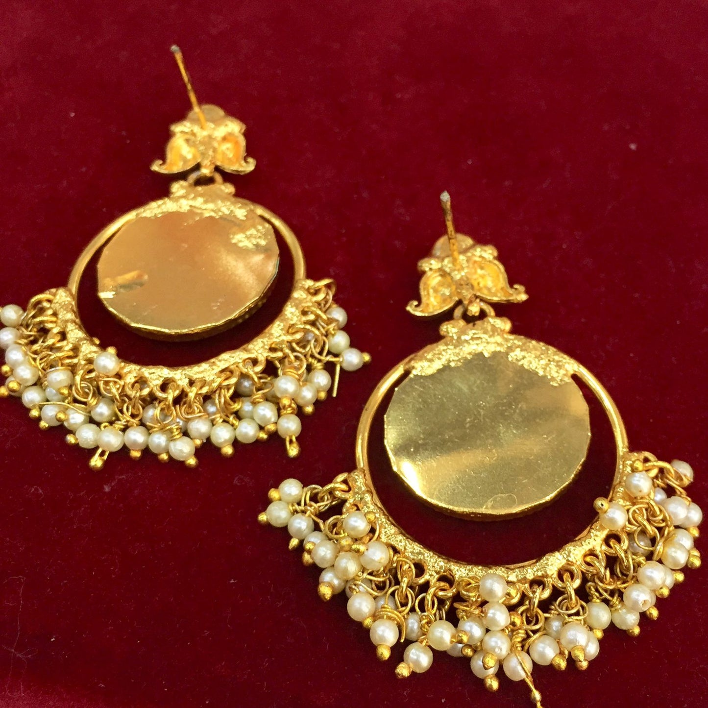 Kundan earrings 345612 - Vijay & Sons