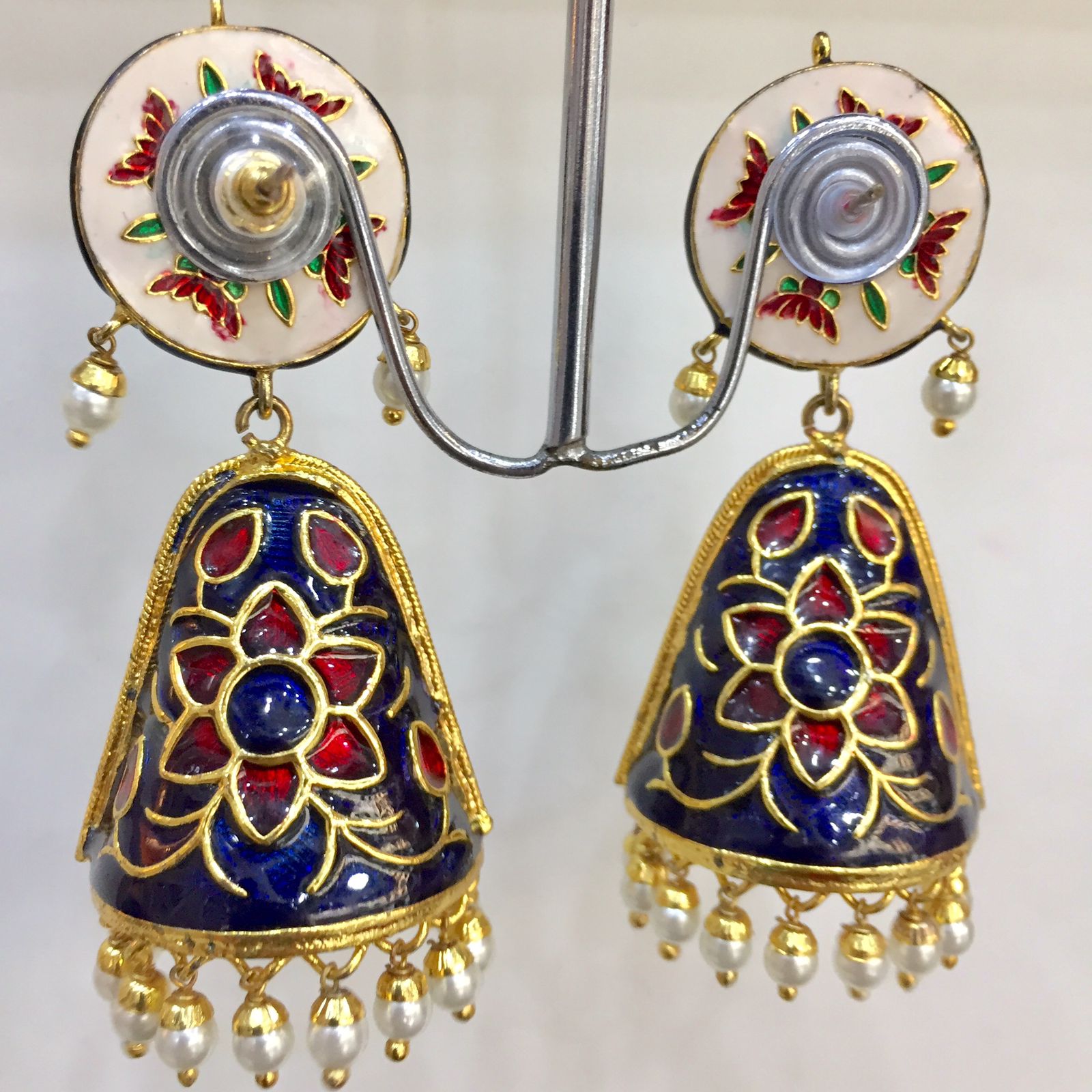 Alluring Gold Plated Kundan Earrings – Abdesignsjewellery