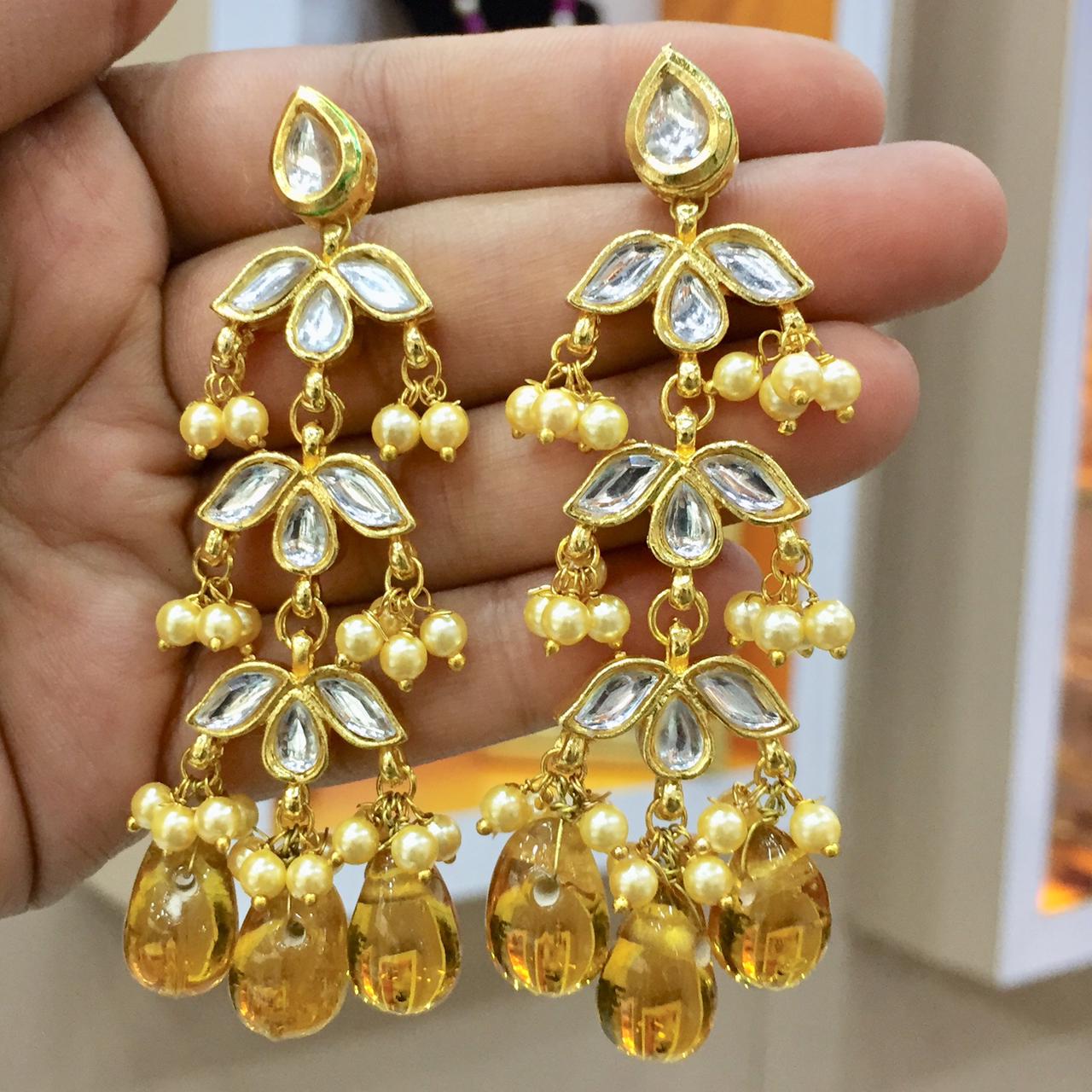 Kundan earrings  7546747 - Vijay & Sons