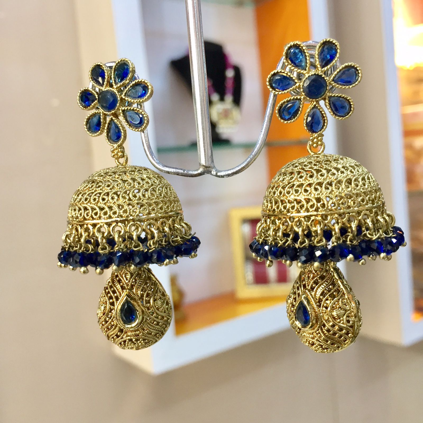 Buy Temple Jewellery Light Weight Temple Jhumkas Online Shopping