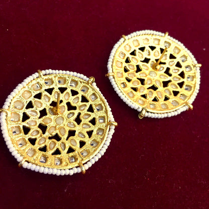 Kundan earrings - Vijay & Sons