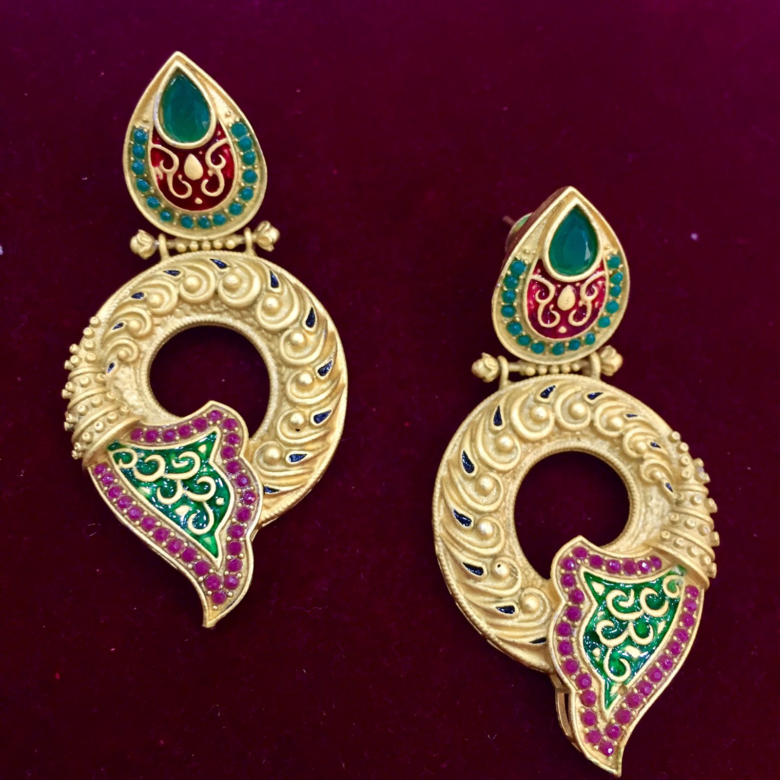 Antique earrings 4566 - Vijay & Sons