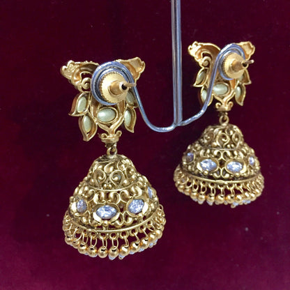 Antique jhumka 3899 - Vijay & Sons