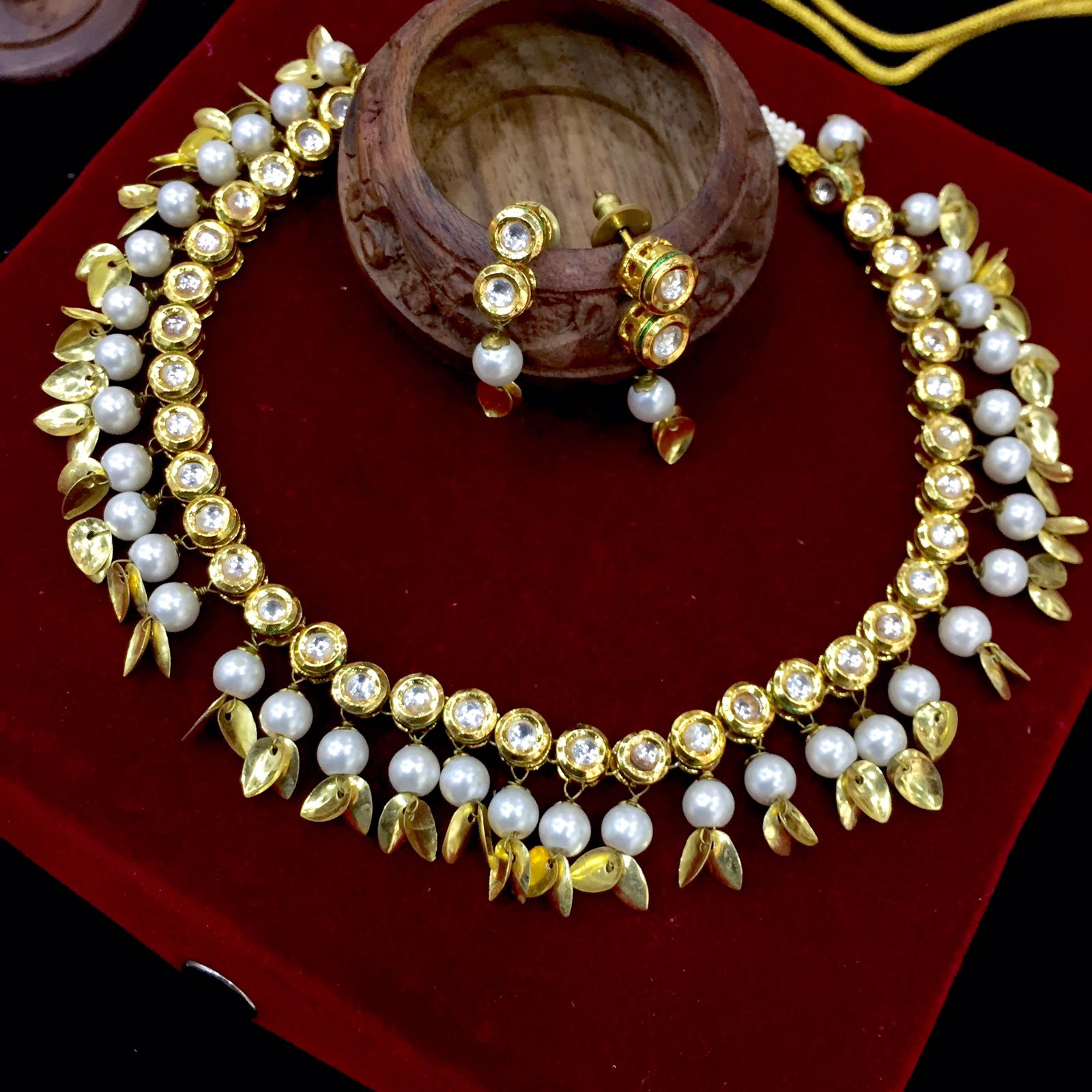 Kundan necklace set6267277 - Vijay & Sons