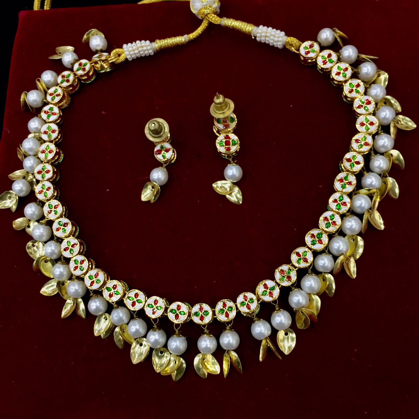 Kundan necklace set6267277 - Vijay & Sons