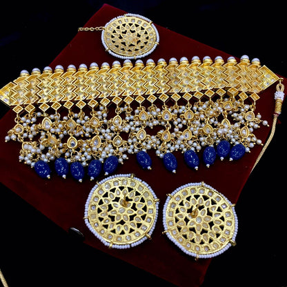 Kundan necklace set 8299