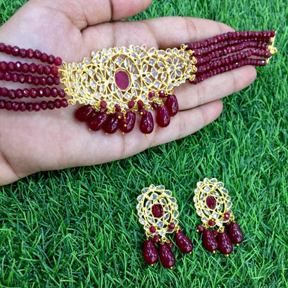 Kundan necklace 467765 - Vijay & Sons