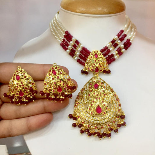 Jadau necklace sets 86545258