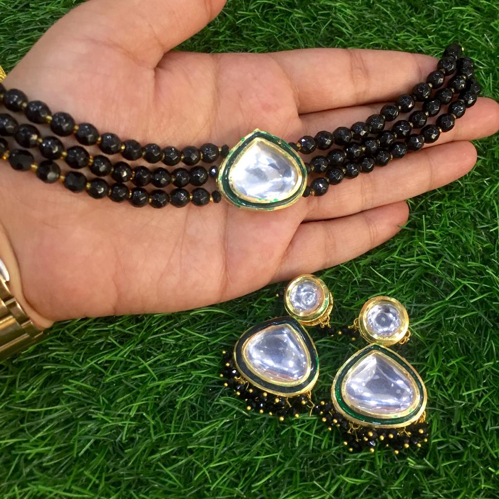 Kundan necklace set 478876208