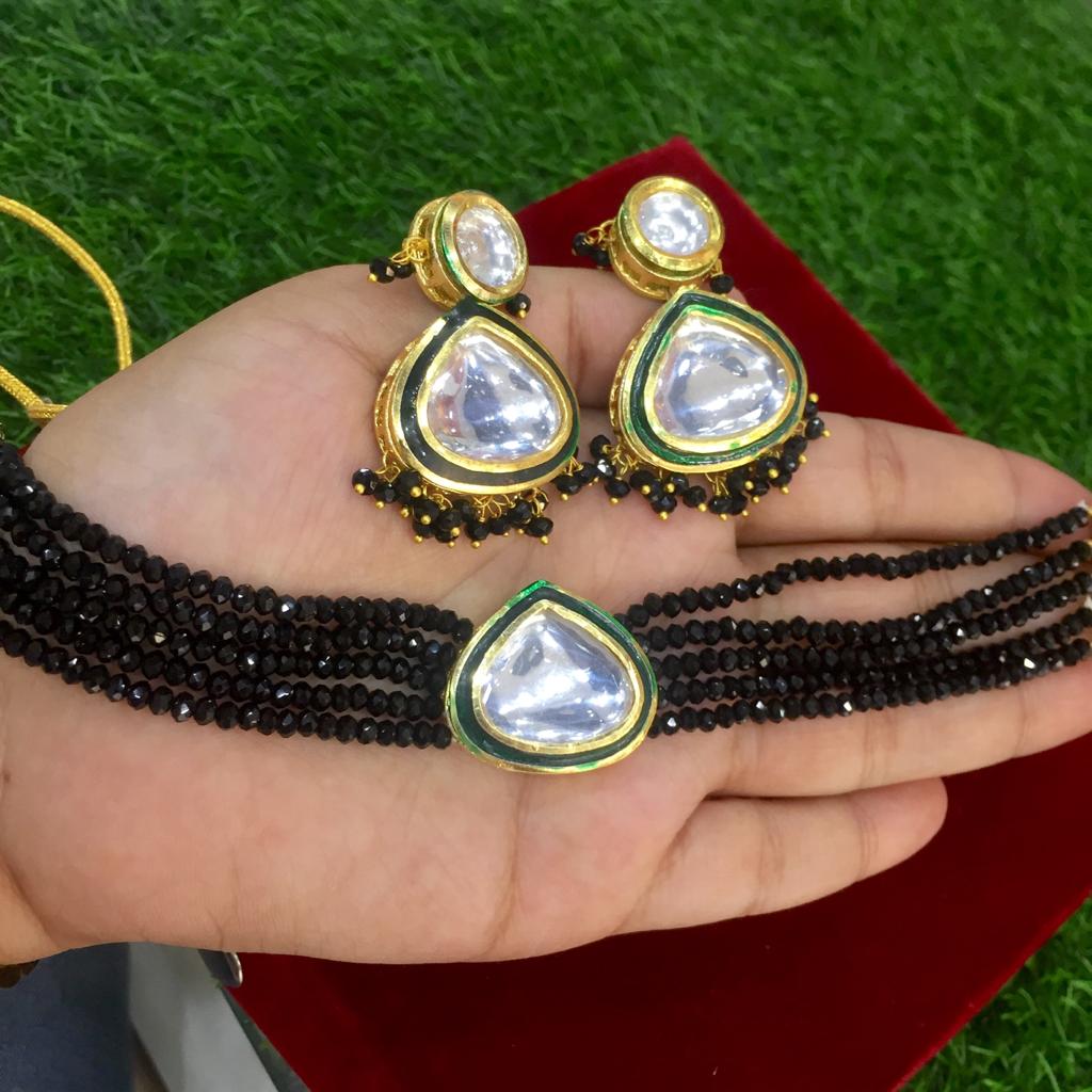 Kundan necklace set 57893678