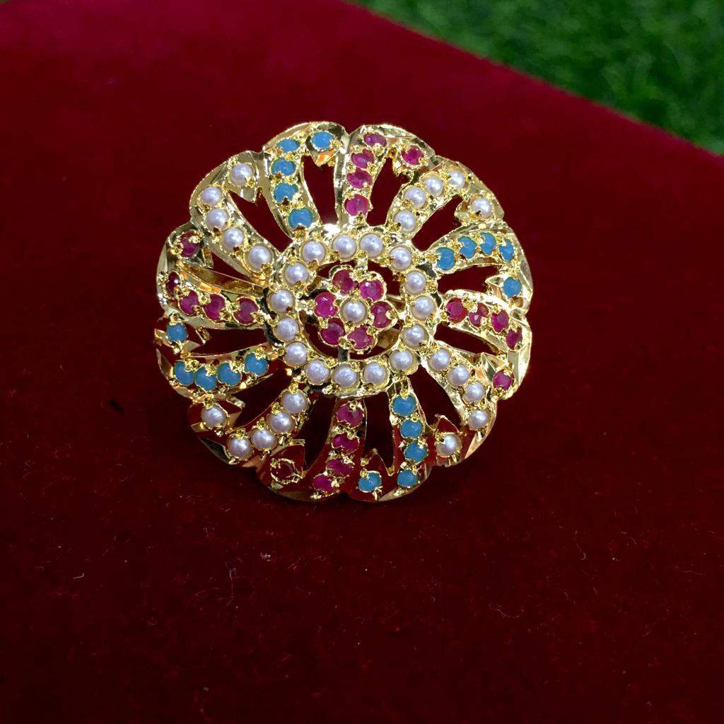 Jadau Rings 34754456 - Vijay & Sons