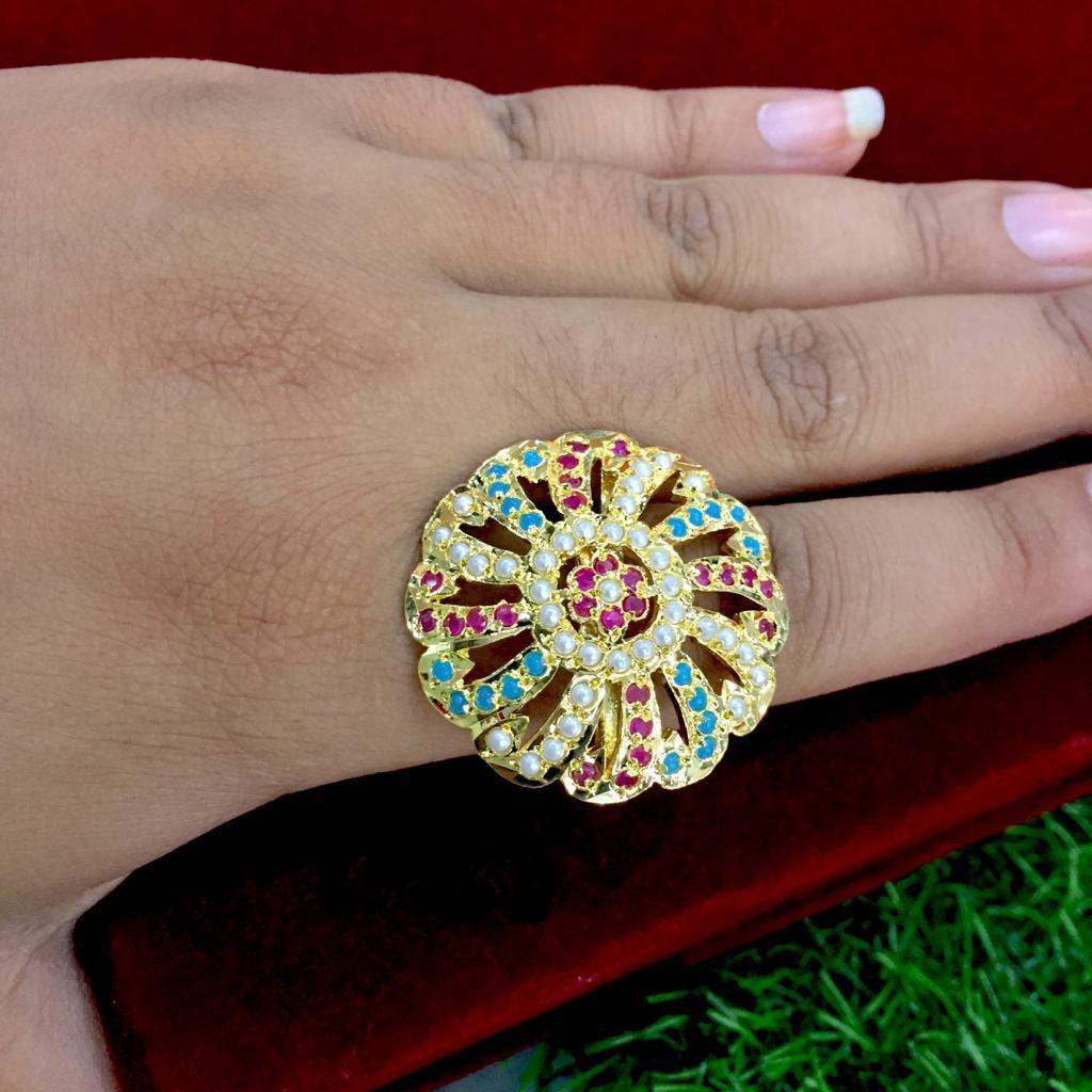 Jadau Rings 34754456 - Vijay & Sons