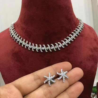 Zircon Necklace Sets  25884