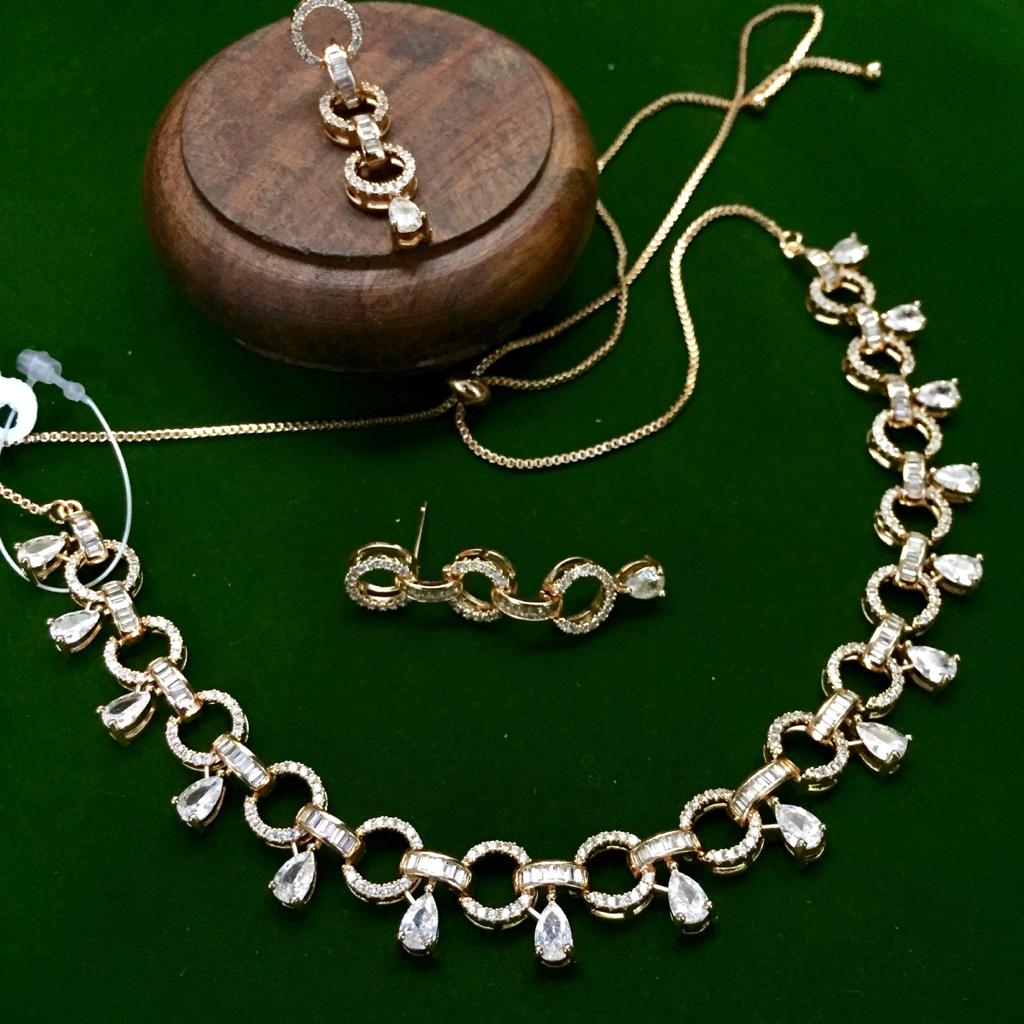 Zircon Necklace sets 69855