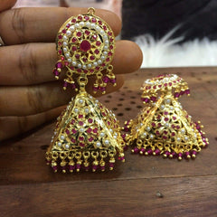 Jadau Jhumkas