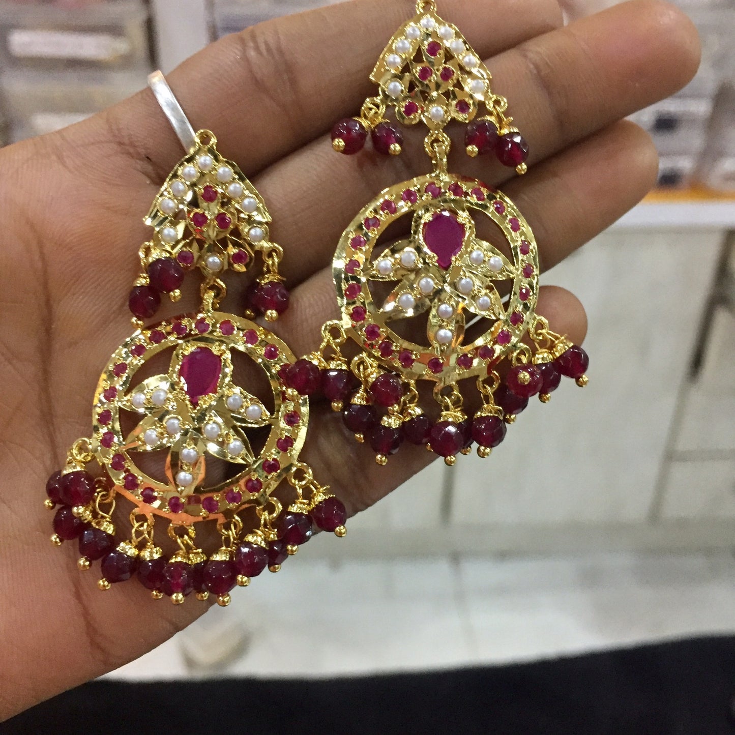 Jadau Earrings 45654