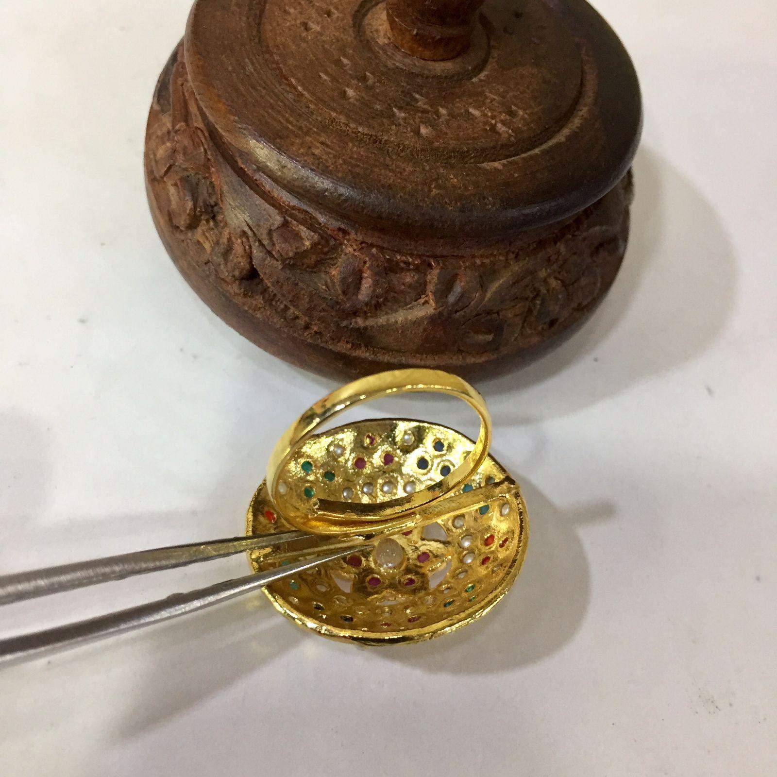 Jadau Rings 562676 - Vijay & Sons