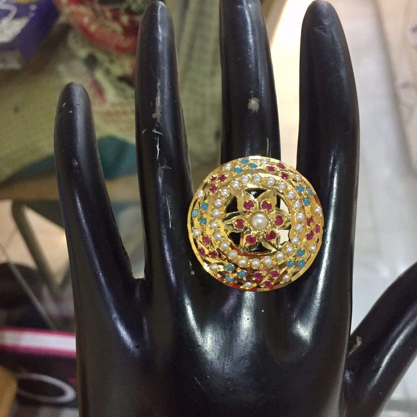 Jadau Rings 562676 - Vijay & Sons