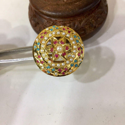 Jadau Rings 562676 - Vijay & Sons