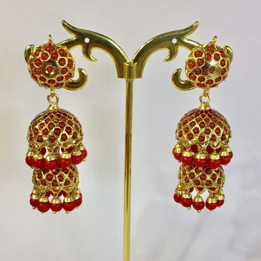 Jadau earrings 987535