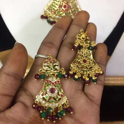 Jadau Necklace Sets 56767